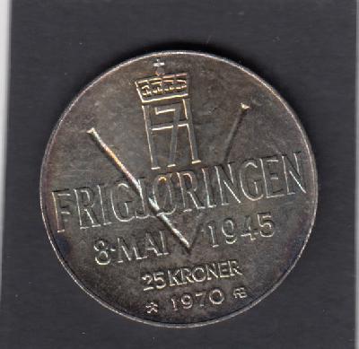 Beschrijving: 25 Kroner LIBERATION